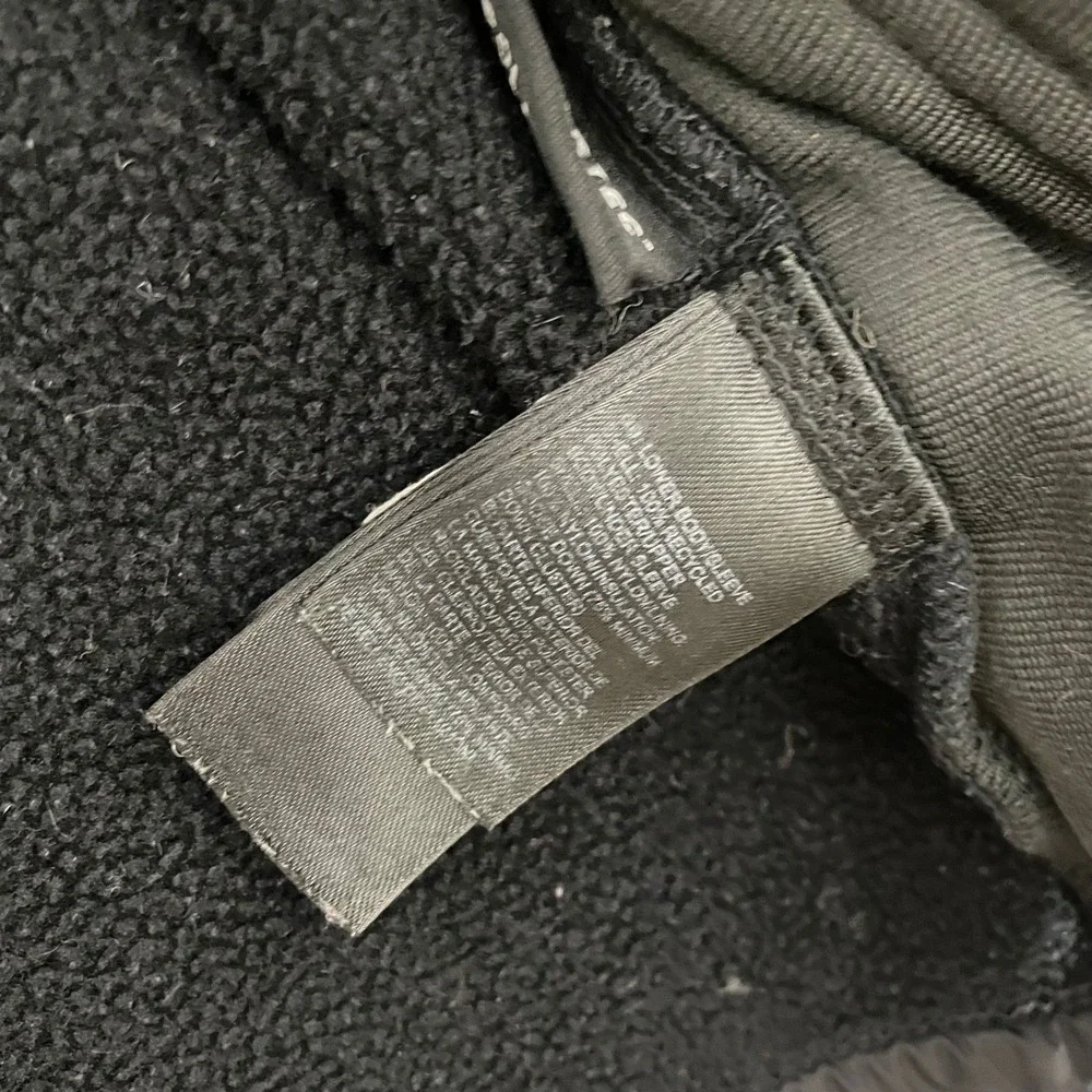 North Face 550 Down Denali Jacket Mens Small Fleece Black